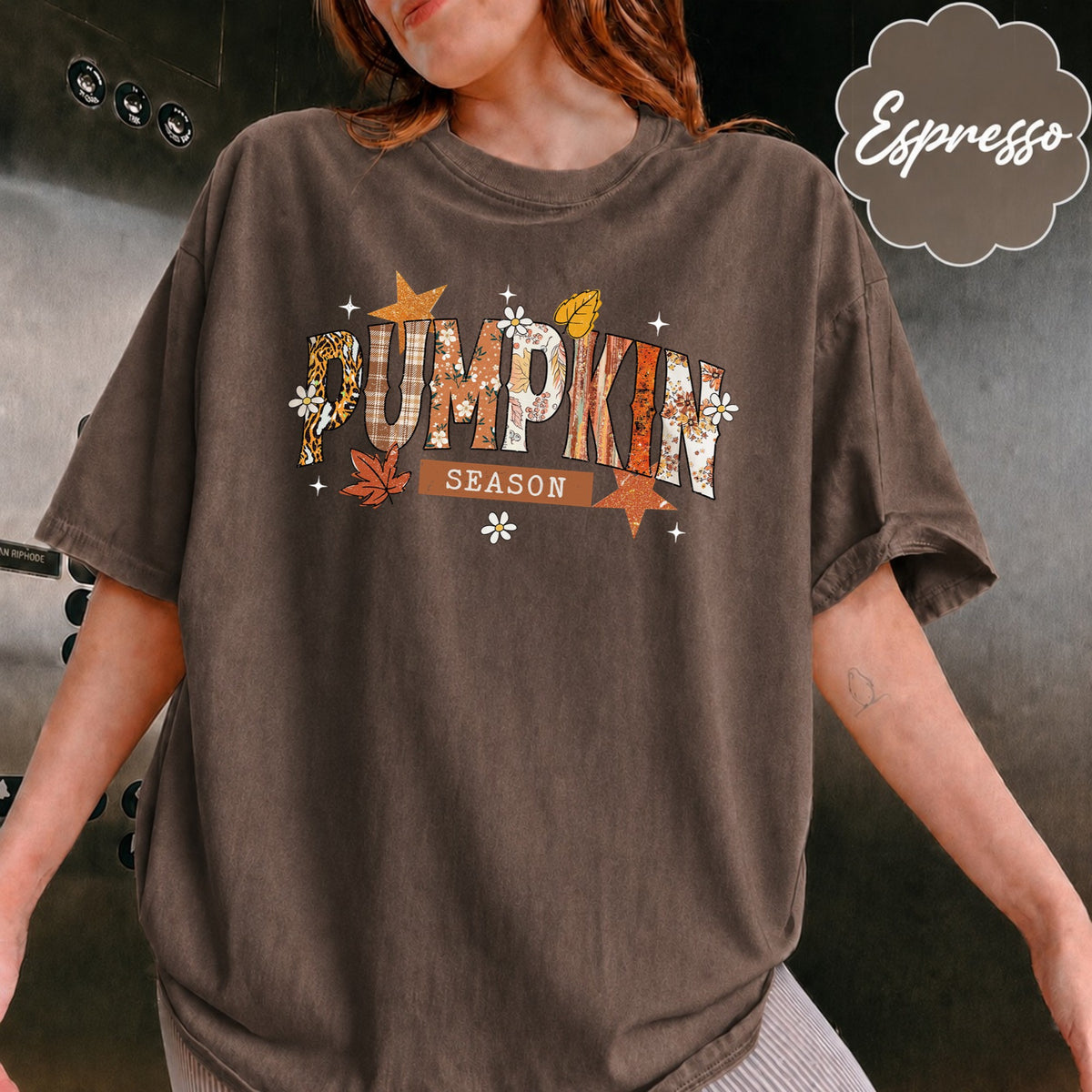 Comfort Colors Pumpkin Season Halloween T-Shirt, Pumpkin Bow Halloween Shirt, Trendy Fall Pumpkins Spooky Season Tee