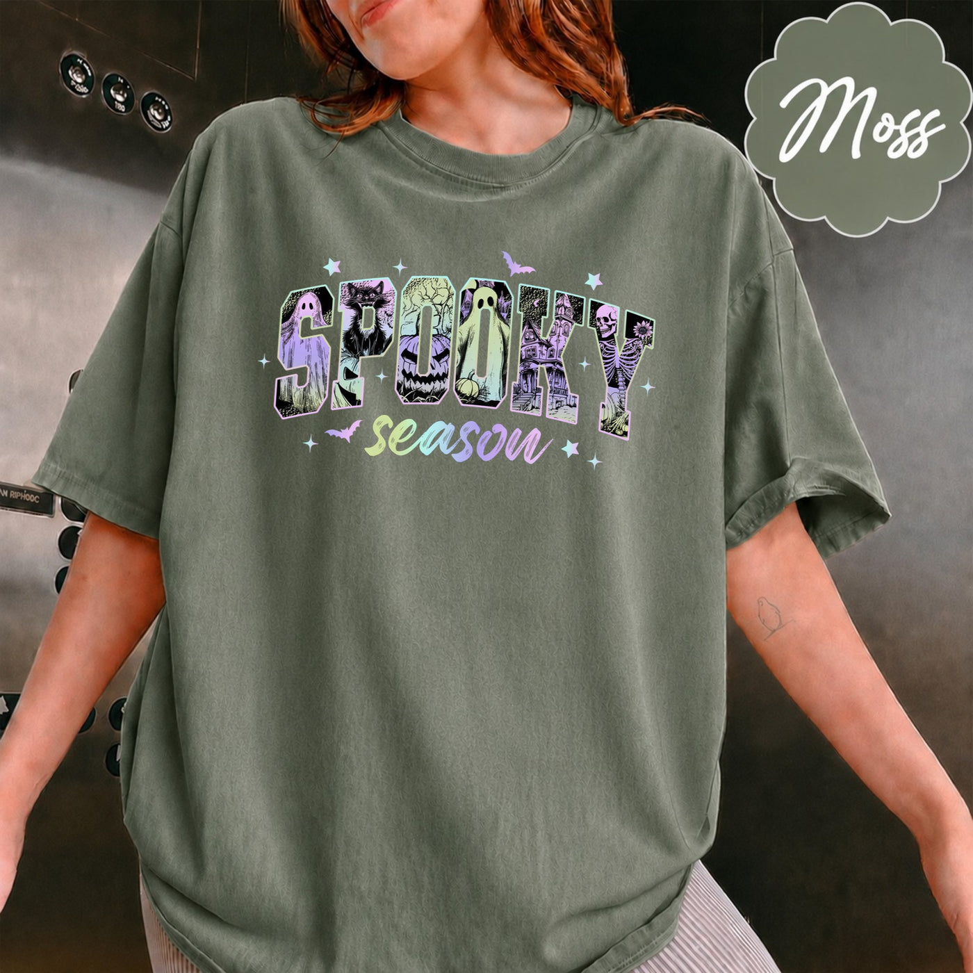 Comfort Colors Spooky Season Halloween T-Shirt, Spooky Vibes Shirt, Fall Shirt, Gift For Him, Gift For Her