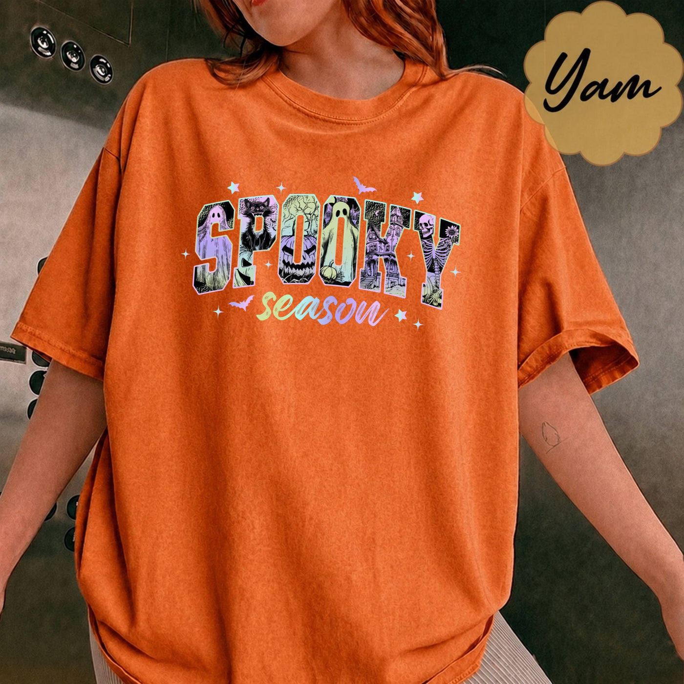 Comfort Colors Spooky Season Halloween T-Shirt, Spooky Vibes Shirt, Fall Shirt, Gift For Him, Gift For Her