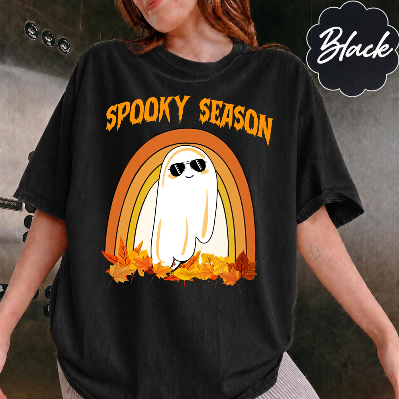 Comfort Colors Spooky Vibes Shirt, Halloween Shirt, Spooky Season Shirt, Halloween Costume, Horror Shirt, Cute Ghost Tee, Funny Halloween Gift