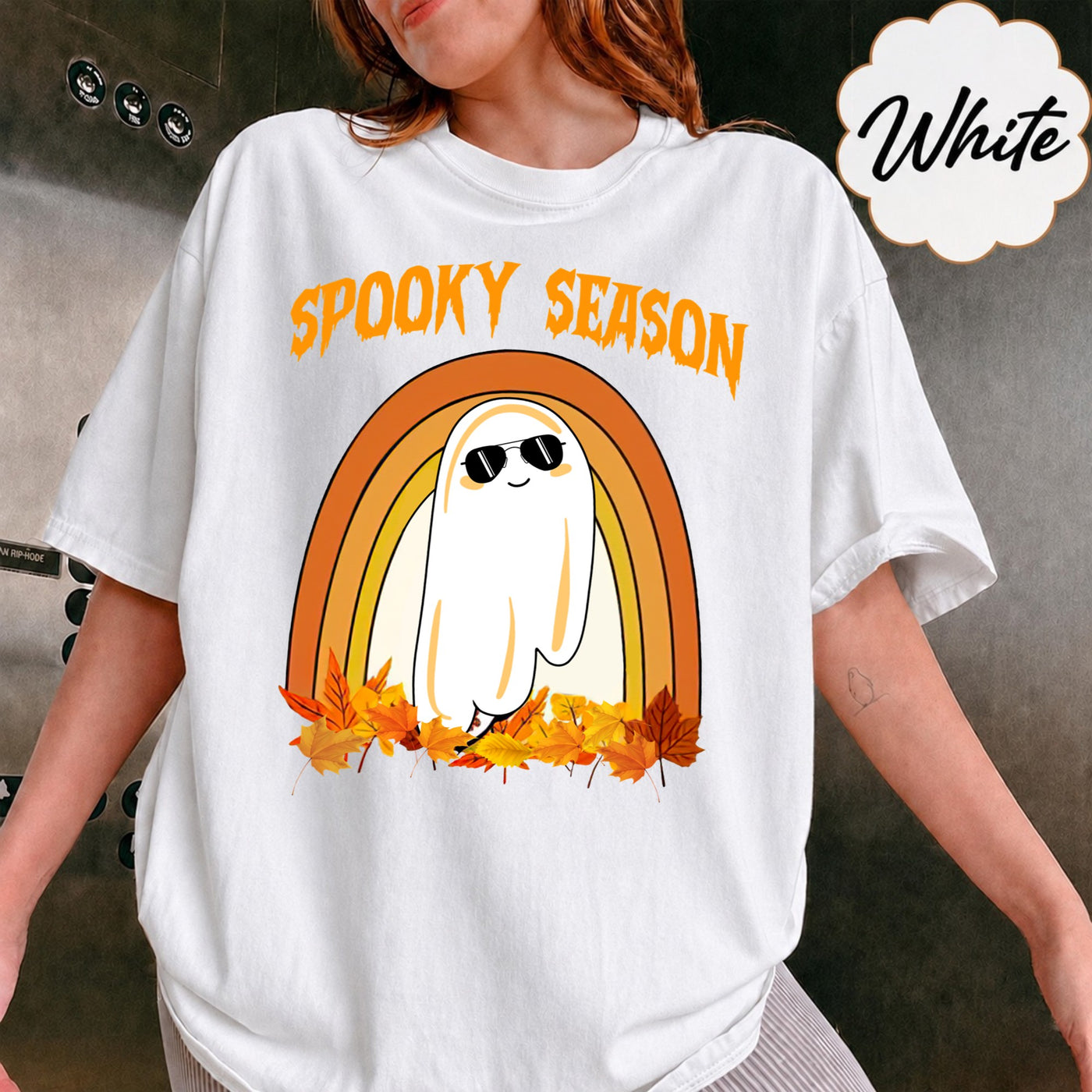 Comfort Colors Spooky Vibes Shirt, Halloween Shirt, Spooky Season Shirt, Halloween Costume, Horror Shirt, Cute Ghost Tee, Funny Halloween Gift