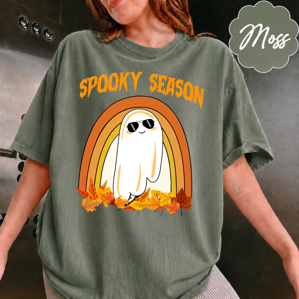 Comfort Colors Spooky Vibes Shirt, Halloween Shirt, Spooky Season Shirt, Halloween Costume, Horror Shirt, Cute Ghost Tee, Funny Halloween Gift