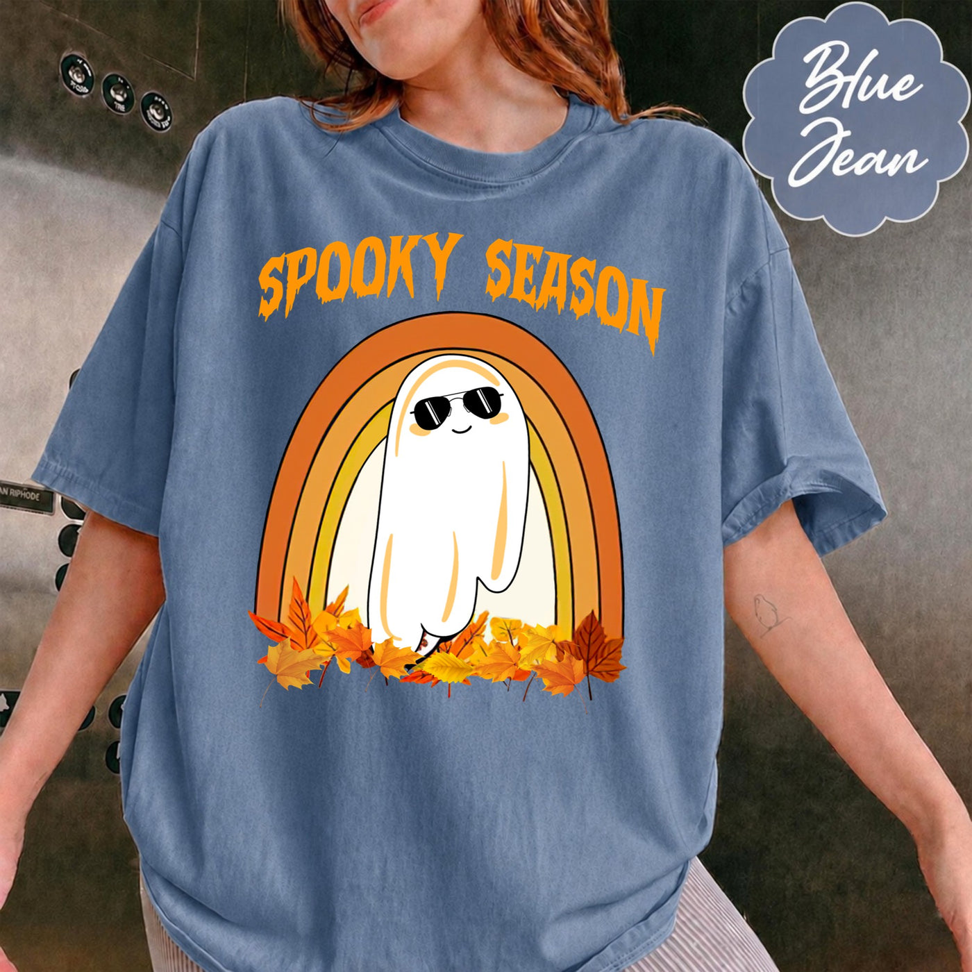 Comfort Colors Spooky Vibes Shirt, Halloween Shirt, Spooky Season Shirt, Halloween Costume, Horror Shirt, Cute Ghost Tee, Funny Halloween Gift